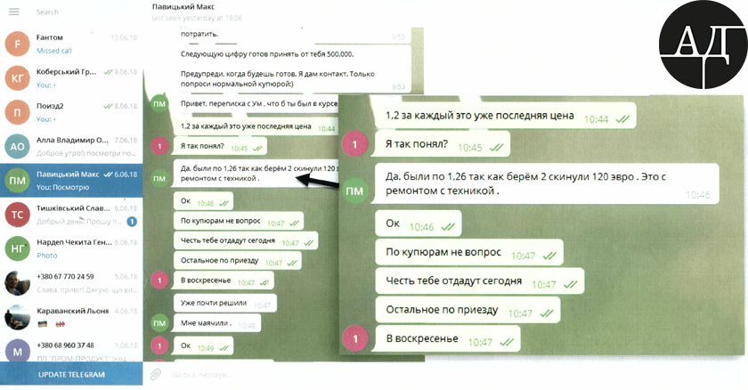 Prodan asked about the price he had to pay for the houses once again. Pavytskyi reminded him about the discount pointing out that the price was final with the repairs and hardware included.